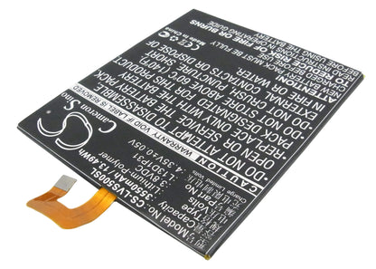 3.8V, 3550mAh, Li-Polymer Battery fits Lenovo, A3500, A3500fl 7", 13.49Wh