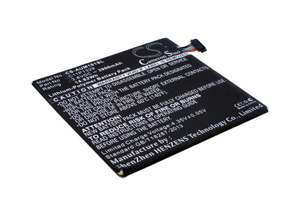 3.8V, 3900mAh, Li-Polymer Battery fits Asus, Ast21, Fonepad 8 (fe380c), 14.82Wh