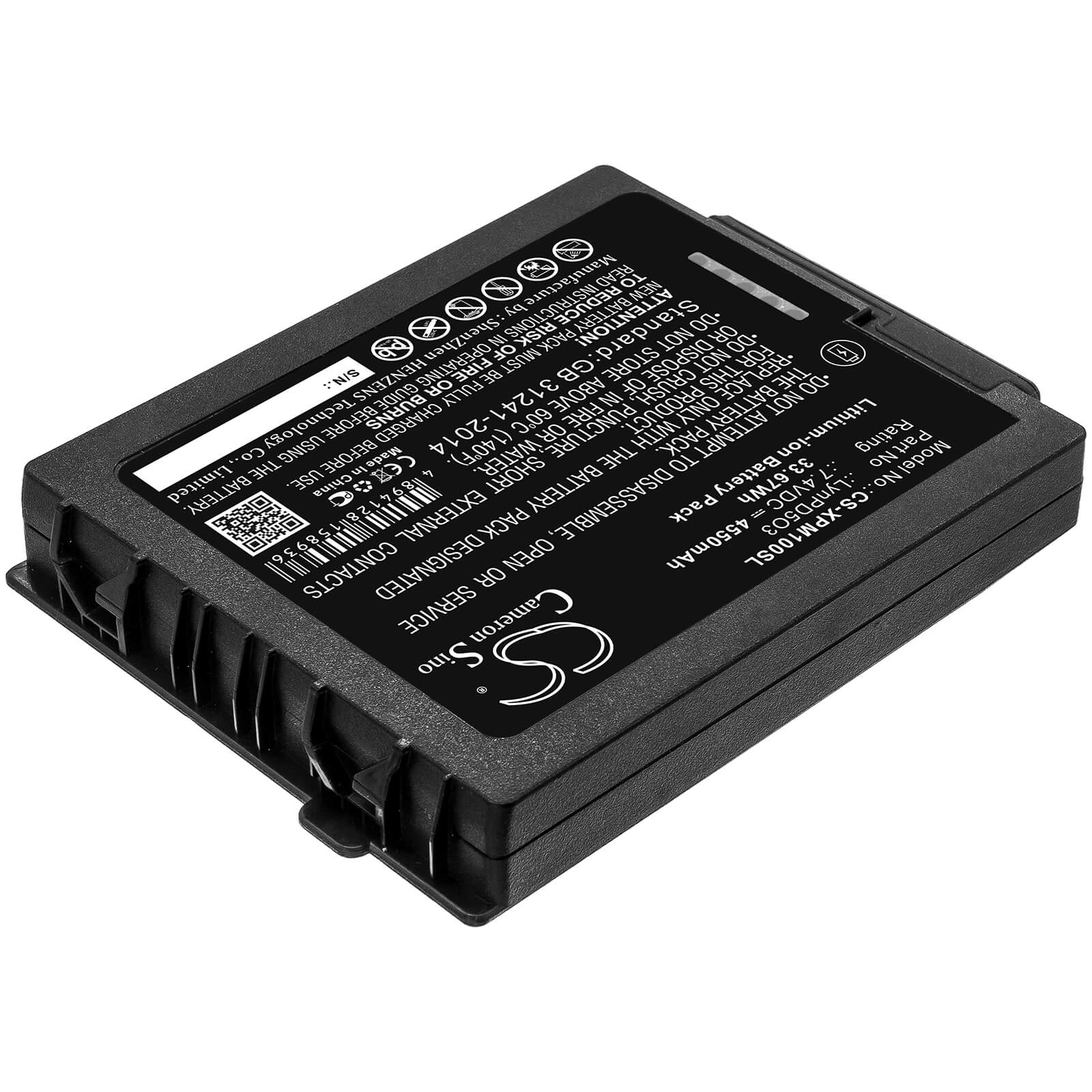7.4V, 4550mAh, Li-ion Battery fits Xplore, 0b23-01h4000e, Lynpd5o3, 33.67Wh