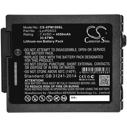 7.4V, 4550mAh, Li-ion Battery fits Xplore, 0b23-01h4000e, Lynpd5o3, 33.67Wh