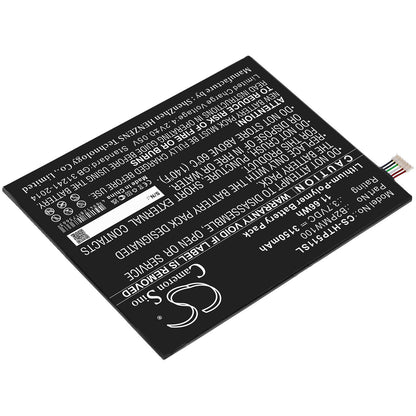 3.85V, 3150mAh, Li-Polymer Battery fits Htc, P510, 12.1275Wh