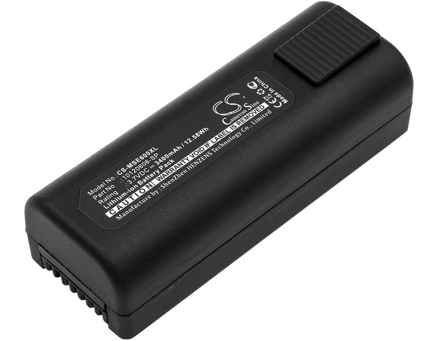 3.7V, 3400mAh, Li-ion Battery fits Msa, E6000 Tic, 12.58Wh