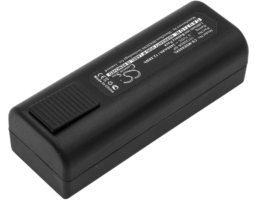 3.7V, 3400mAh, Li-ion Battery fits Msa, E6000 Tic, 12.58Wh
