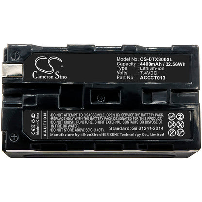 7.4V, 4400mAh, Li-ion Battery fits Drager, Talisman Elite Lite X3, Talismann X3, 32.56Wh