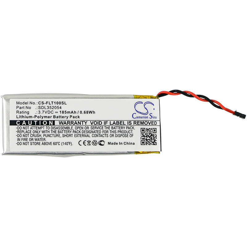 3.7V, 185mAh, Li-Polymer Battery fits Flir, One, One 2st, 0.6845Wh