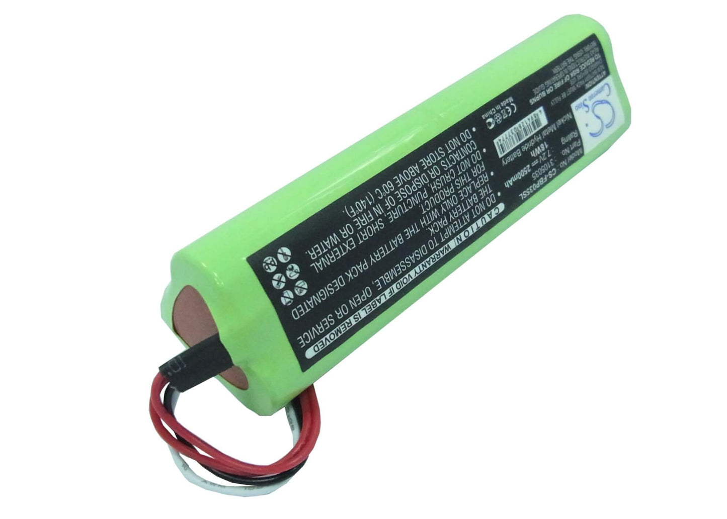 7.2V, 2500mAh, Ni-MH Battery fits Fluke, Ti10, Ti-10, 18Wh