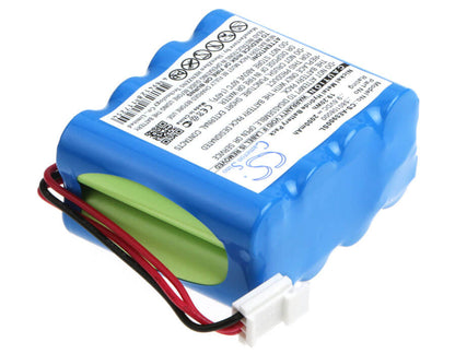 9.6V, 2000mAh, Ni-MH Battery fits Acroprint, 175, 175 Full Power Reserve, 19.2Wh