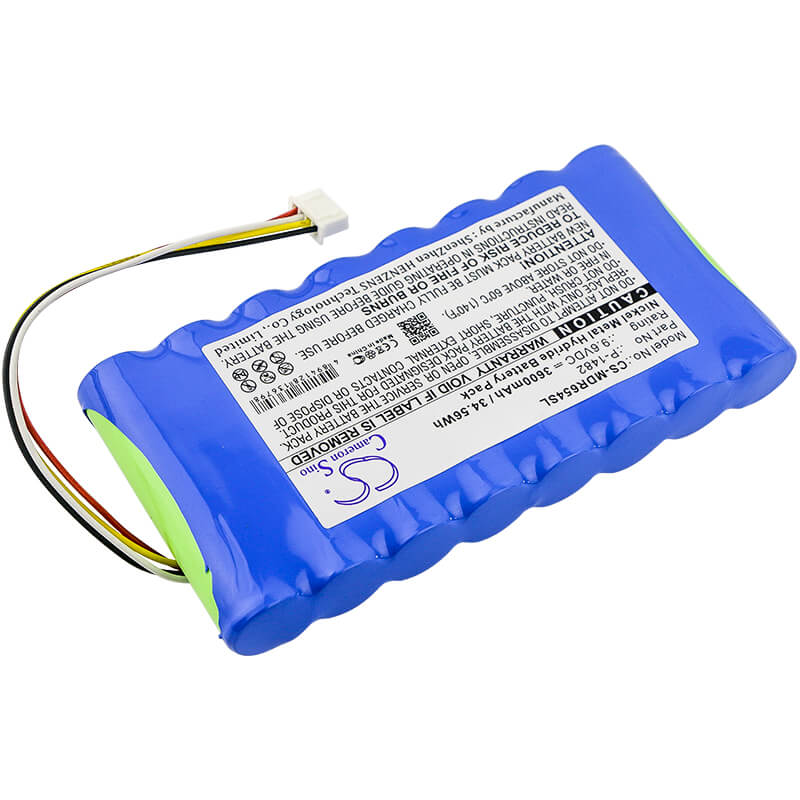 9.6V, 3600mAh, Ni-MH Battery fits Megger, Ca 6543, 34.56Wh