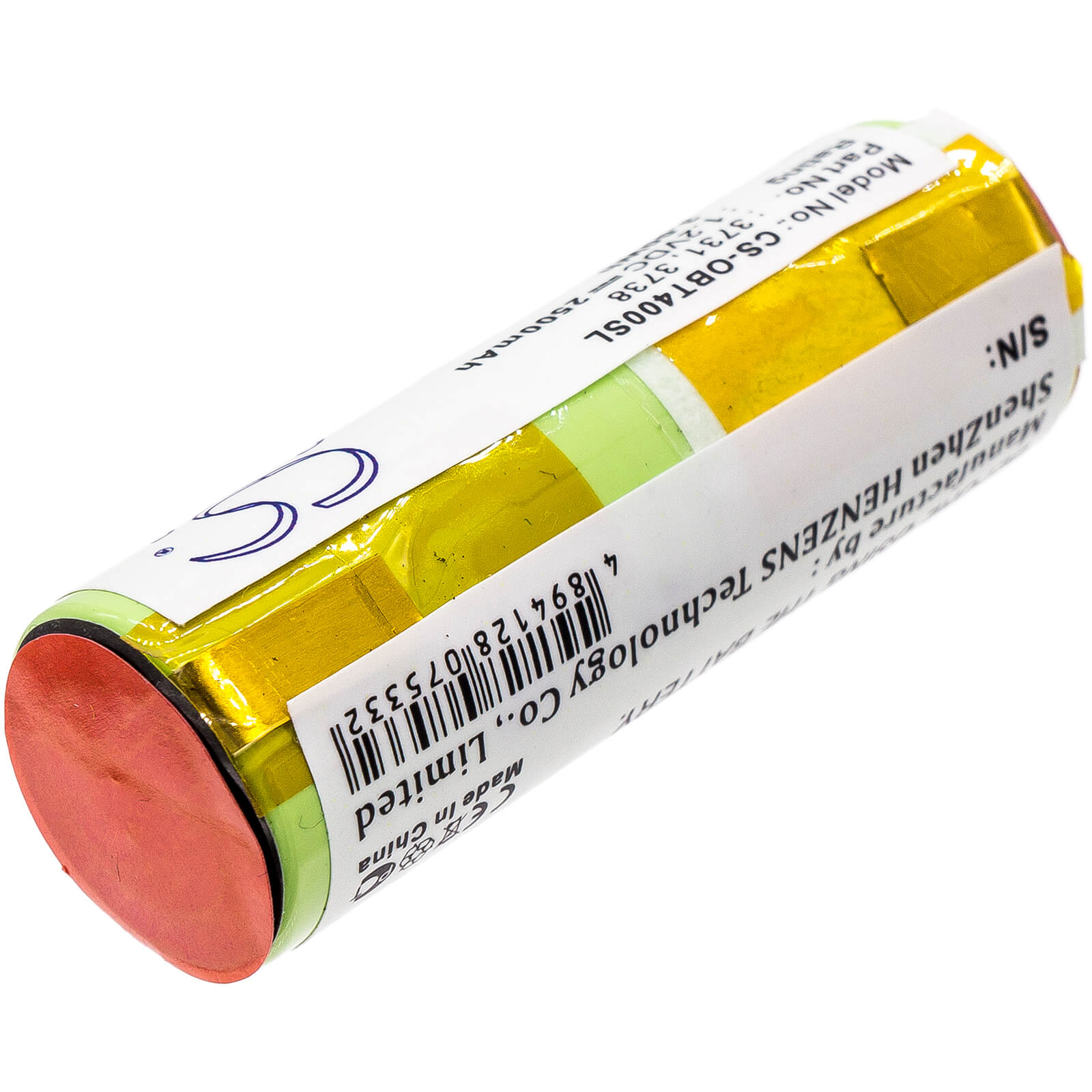 1.2V, 2500mAh, Ni-MH Battery fits Oral-b, 9900 Toothbrush, Professional Care 8000, 3Wh