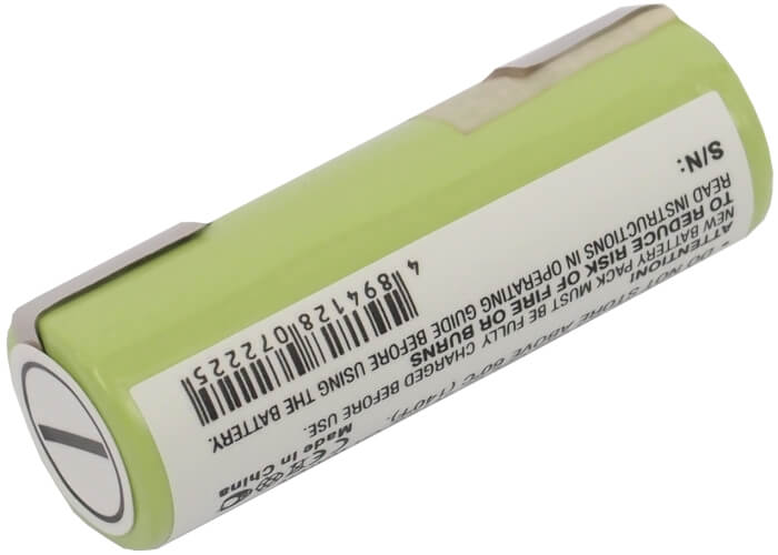 1.2V, 2500mAh, Ni-MH Battery fits Braun, 1008, 1012, 3Wh