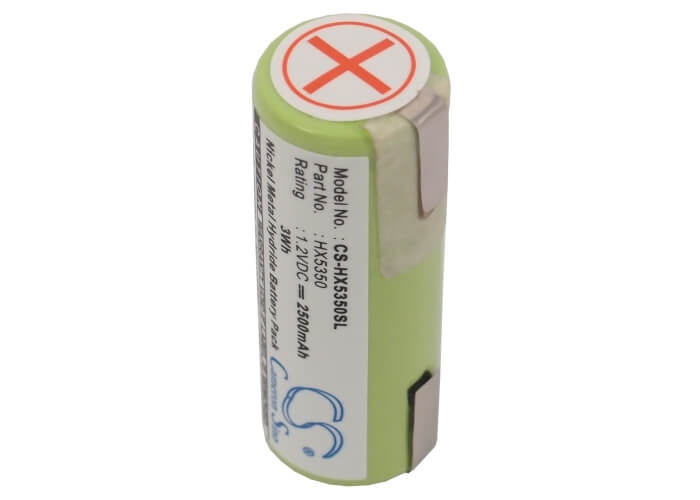 1.2V, 2500mAh, Ni-MH Battery fits Braun, 1008, 1012, 3Wh