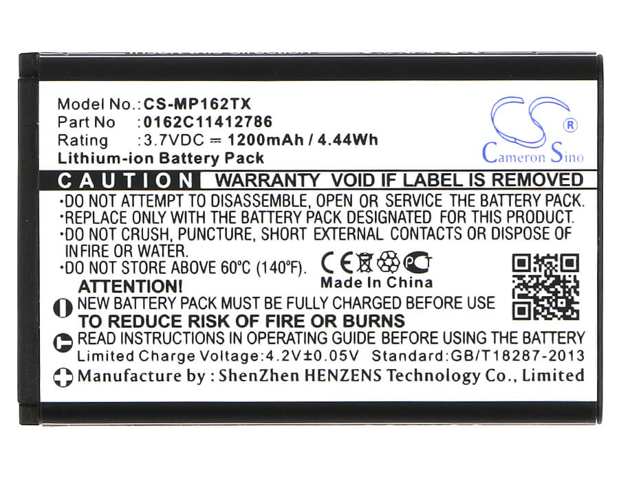 3.7V, 1200mAh, Li-ion Battery fits Mx Pro, Mx Pro Tv-box, 4.44Wh