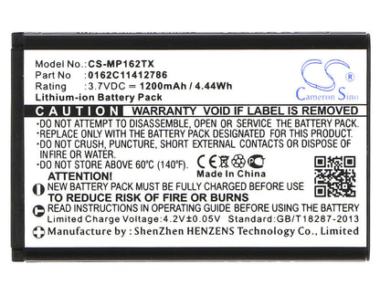 3.7V, 1200mAh, Li-ion Battery fits Mx Pro, Mx Pro Tv-box, 4.44Wh