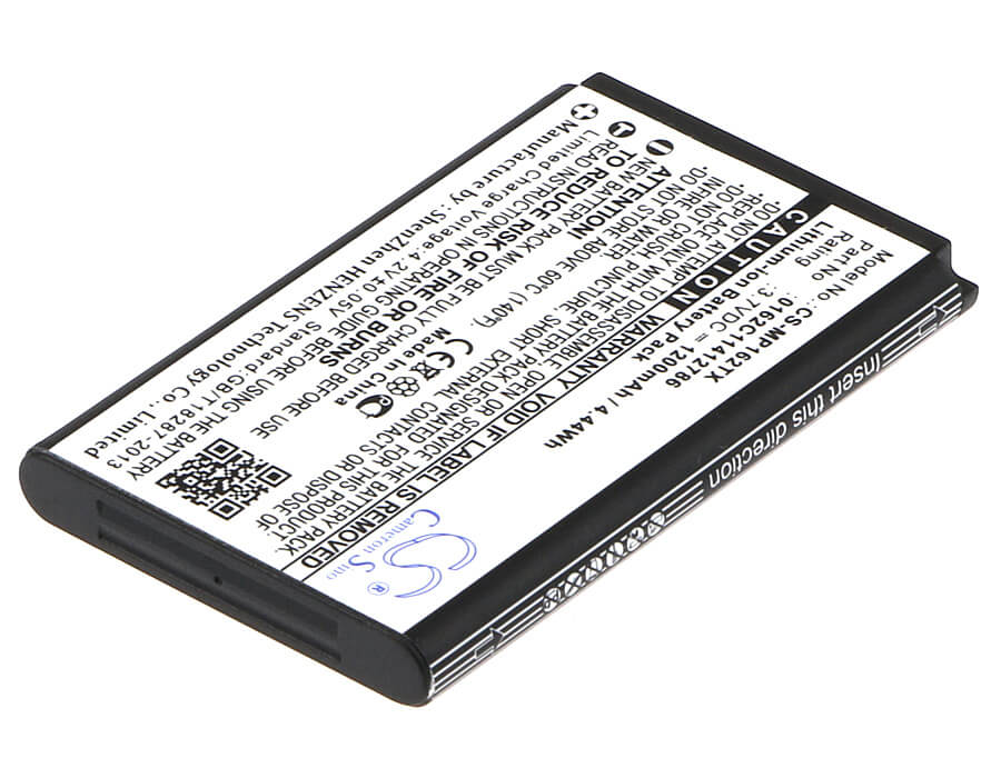 3.7V, 1200mAh, Li-ion Battery fits Rii, Mini I18, Mini I8 Fly Air Mouse, 4.44Wh