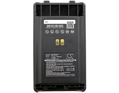 7.4V, 2600mAh, Li-ion Battery fits Yaesu, Vx-351, Vx-354, 19.24Wh