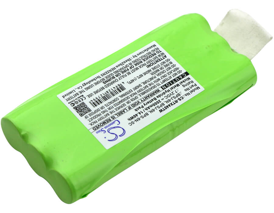 7.2V, 2000mAh, Ni-MH Battery fits Ritron, Jmx 441d, Jmx Ii, 14.4Wh