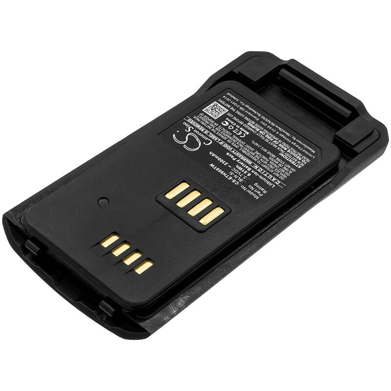 3.7V, 2300mAh, Li-ion Battery fits Tetra, Cassidian Thr9, 8.51Wh