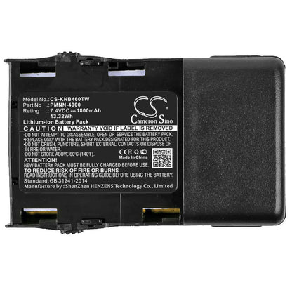 7.4V, 1800mAh, Li-ion Battery fits Motorola, Gp63, Gp68, 13.32Wh