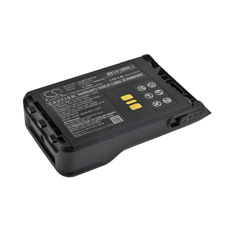7.4V, 2600mAh, Li-ion Battery fits Motorola, Dp3441, Dp3441e, 19.24Wh