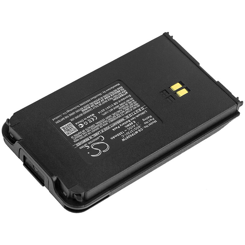 7.4V, 1200mAh, Li-ion Battery fits Motorola, Clarigo Smp-508, Clarigo Smp-528, 8.88Wh