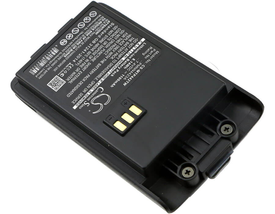 7.4V, 1100mAh, Li-ion Battery fits Motorola, Mag One Q11, Mag One Q5, 8.14Wh