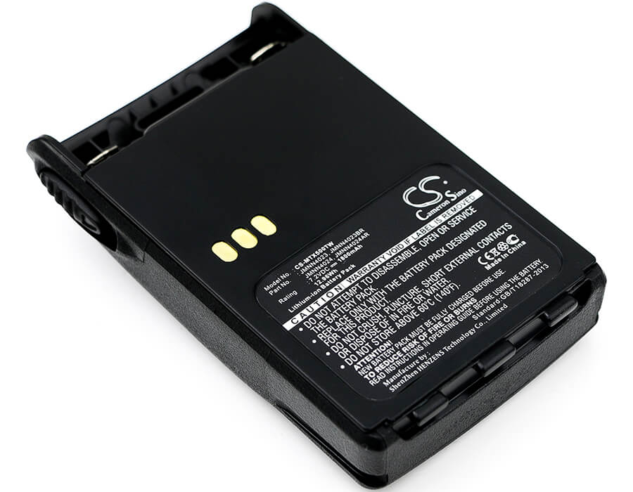 7.2V, 1800mAh, Li-ion Battery fits Motorola, Ex500, Ex560, 12.96Wh