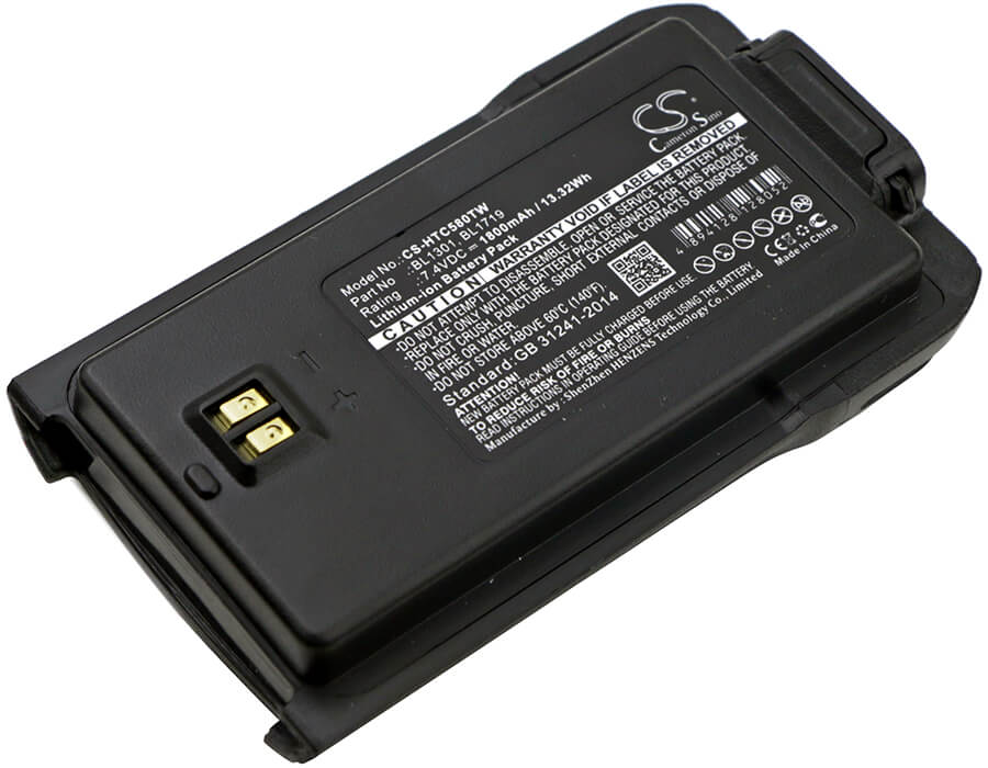 7.4V, 1800mAh, Li-ion Battery fits Hyt, Tc-446s, Tc-500s, 13.32Wh