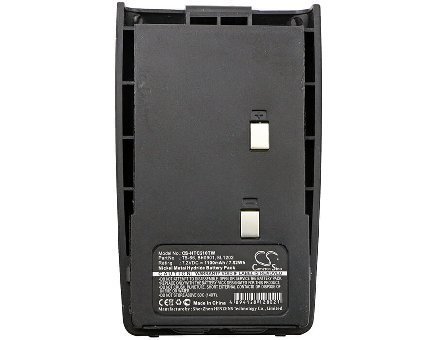 7.2V, 1100mAh, Ni-MH Battery fits Hyt, Tc-2100h, Tc-2108, 7.92Wh