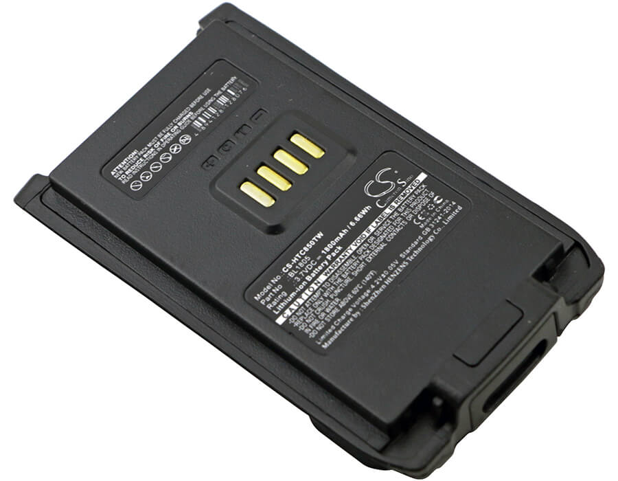 3.7V, 1800mAh, Li-ion Battery fits Hyt, Pt850, 6.66Wh