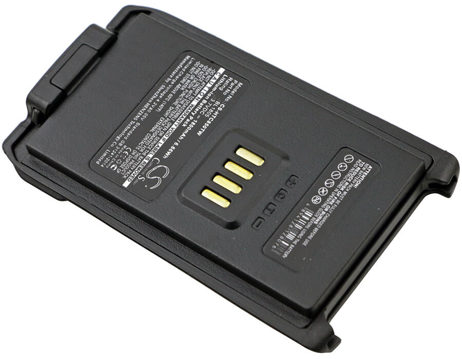 3.7V, 1800mAh, Li-ion Battery fits Hyt, Pt850, 6.66Wh