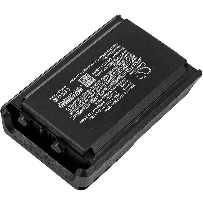 7.4V, 2600mAh, Li-ion Battery fits Yaesu, Vx-230, Vx-231, 19.24Wh