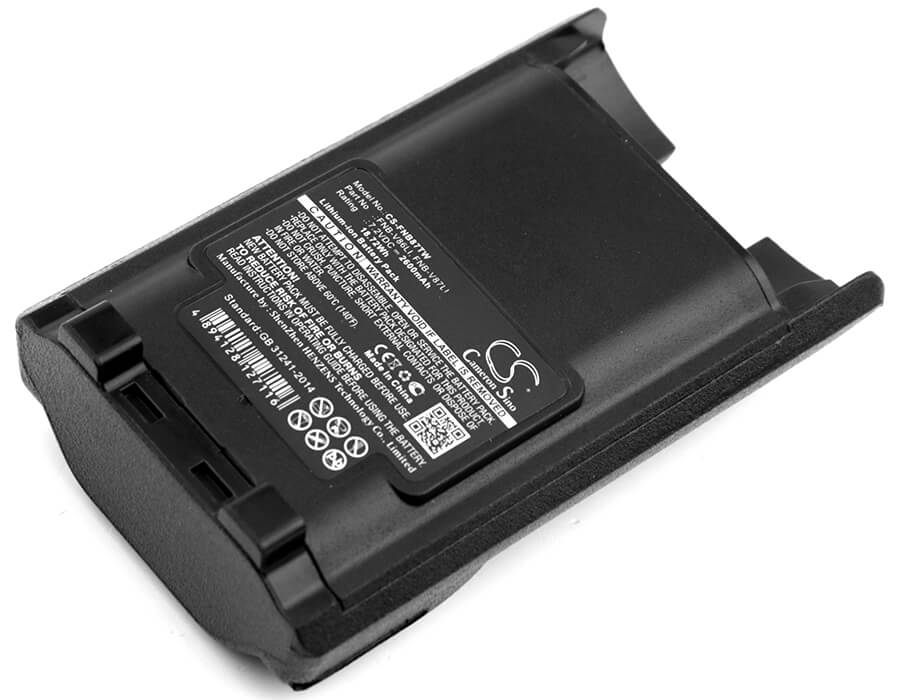 7.2V, 2600mAh, Li-ion Battery fits Yaesu, Vx-600, Vx-820, 18.72Wh