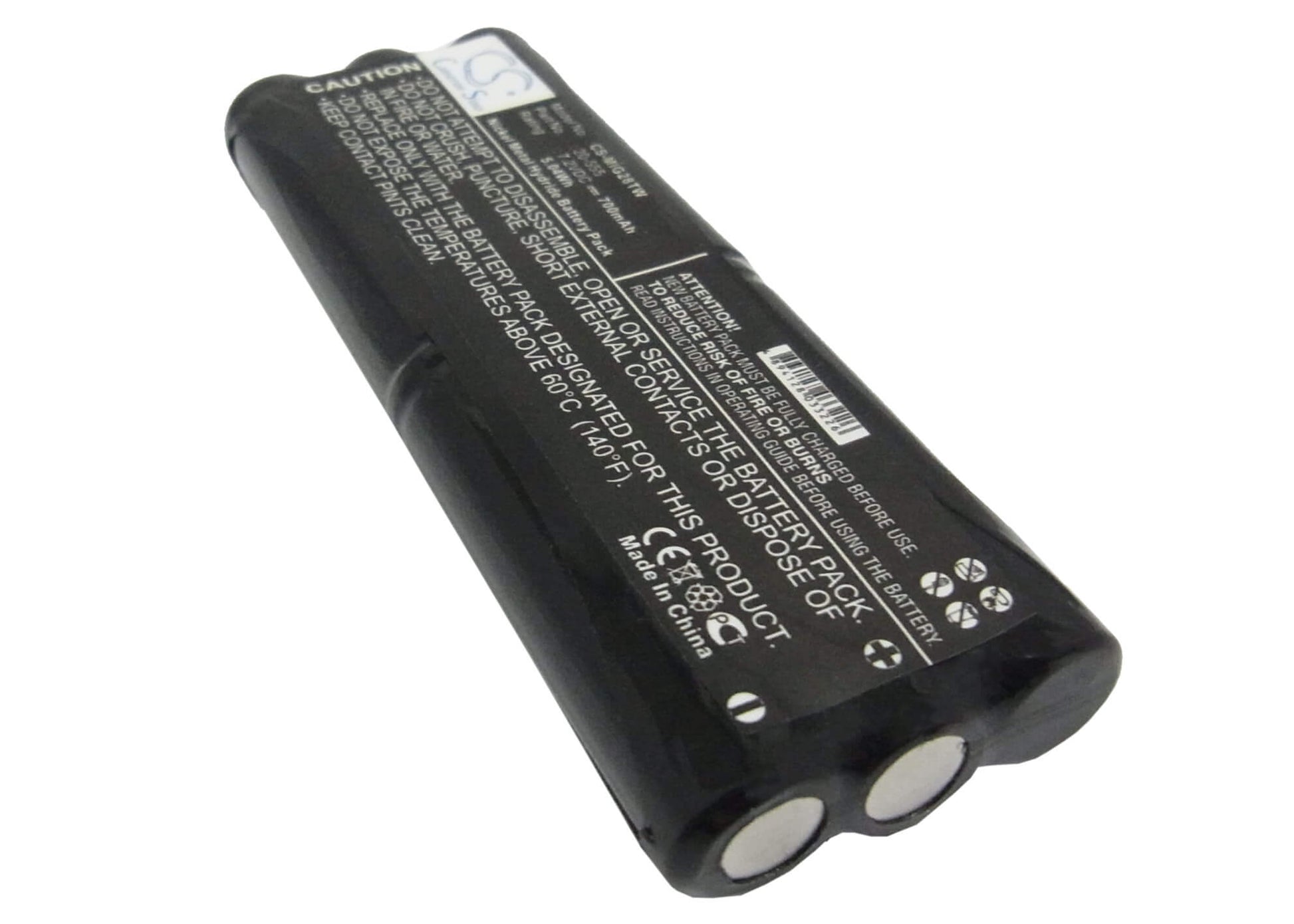 7.2V, 700mAh, Ni-MH Battery fits Midland, G-28, G-30, 5.04Wh