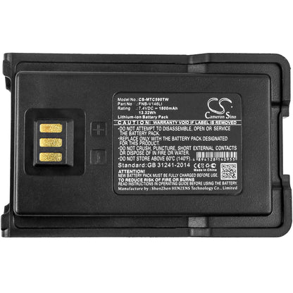 7.4V, 1800mAh, Li-ion Battery fits Motorola, Evx-c59, Mag One Evx-c59, 13.32Wh