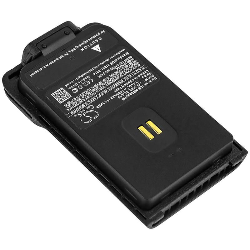 7.4V, 1500mAh, Li-ion Battery fits Hytera, Bd500, Bd505, 11.1Wh