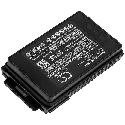 7.4V, 1800mAh, Li-ion Battery fits Yaesu, Ft-70d, Ft-70dr, 13.32Wh