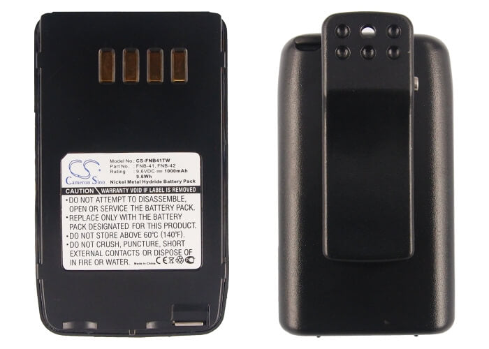 9.6V, 1000mAH, Ni-MH Battery fits Vertex, Ft-10, Ft-10r, 9.6Wh