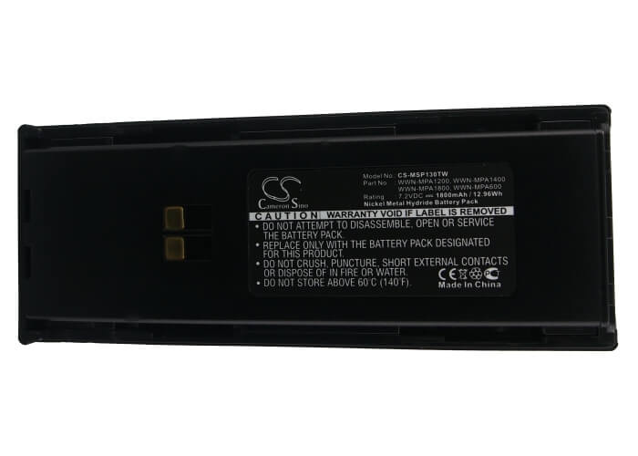 7.2V, 1800mAh, Ni-MH Battery fits Maxon, Sl55, Sp130, 12.96Wh