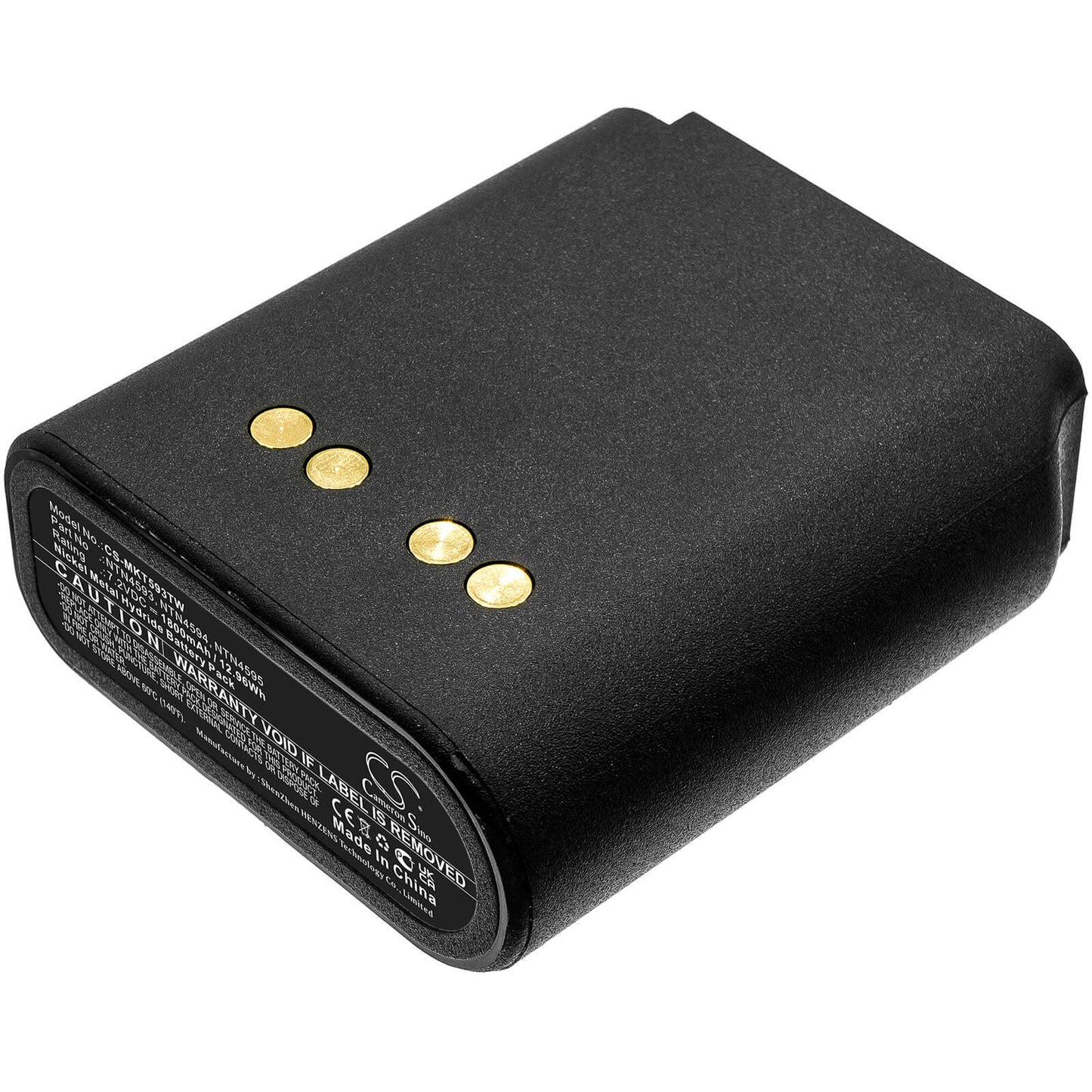 7.2V, 1800mAh, Ni-MH Battery fits Motorola, Astro Saber, Mx1000, 12.96Wh