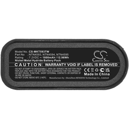 7.2V, 1800mAh, Ni-MH Battery fits Motorola, Astro Saber, Mx1000, 12.96Wh