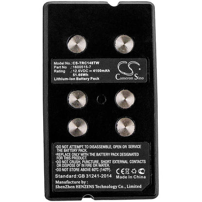 12.6V, 4100mAh, Li-ion Battery fits Thales, Rc-148, 51.66Wh
