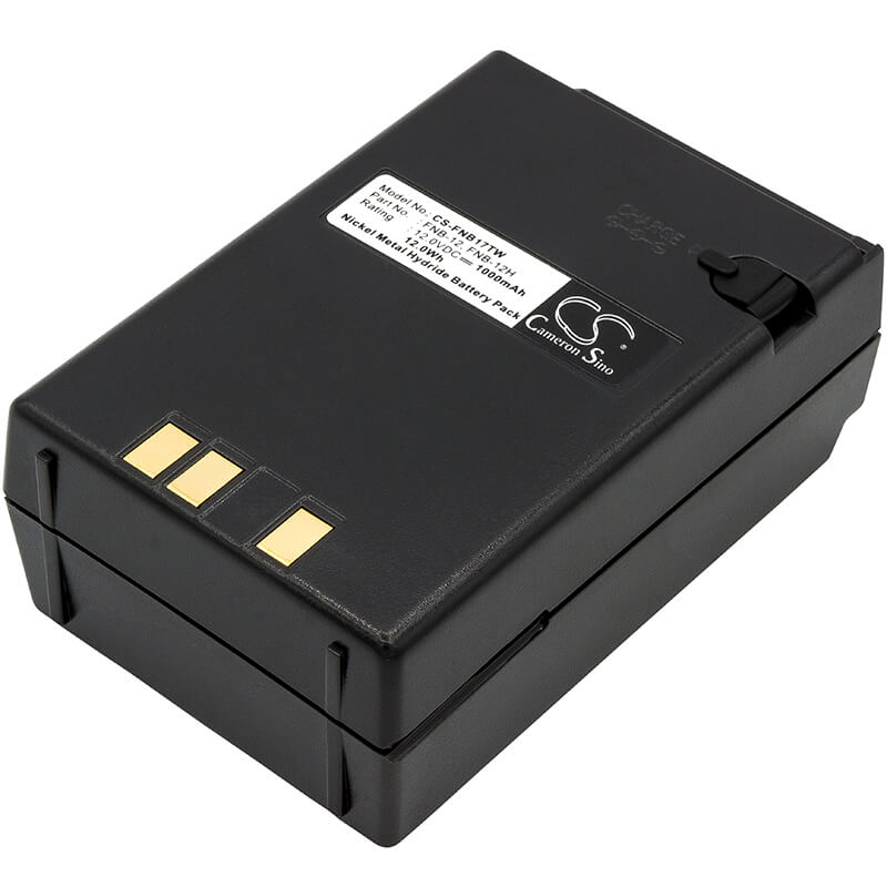 12.0V, 1000mAh, Ni-MH Battery fits Yaesu, Ft-23r, Ft-33r, 12Wh
