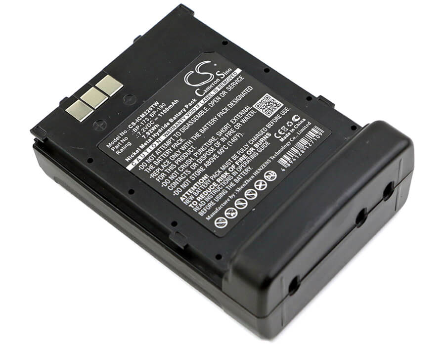 7.2V, 1100mAh, Ni-MH Battery fits Icom, Ic-12a, Ic-21ae, 7.92Wh