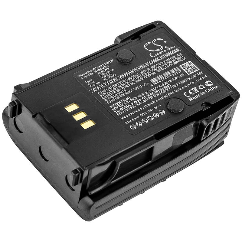 7.4V, 4800mAh, Li-ion Battery fits Harris, Xl-185p, Xl-185pi, 35.52Wh