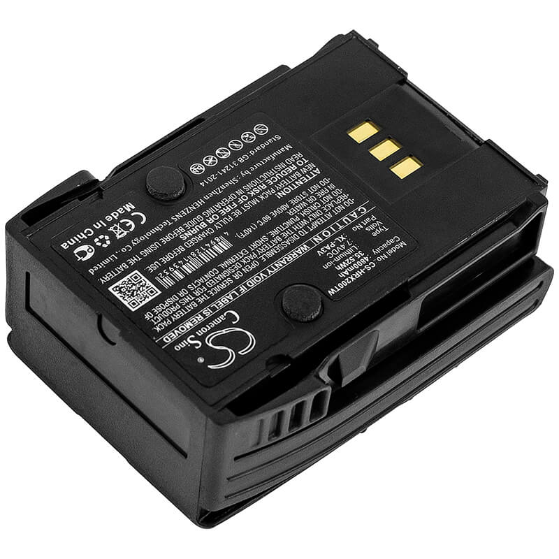 7.4V, 4800mAh, Li-ion Battery fits Harris, Xl-185p, Xl-185pi, 35.52Wh