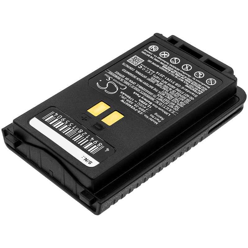 7.4V, 1750mAh, Li-ion Battery fits Yaesu, Ft-4ve, Ft-4vr, 12.95Wh