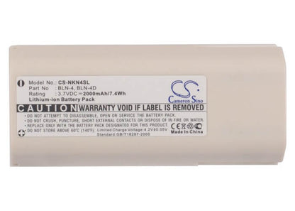 3.7V, 2000mAh, Li-ion Battery fits Nokia, Thr850, Thr880, 7.4Wh