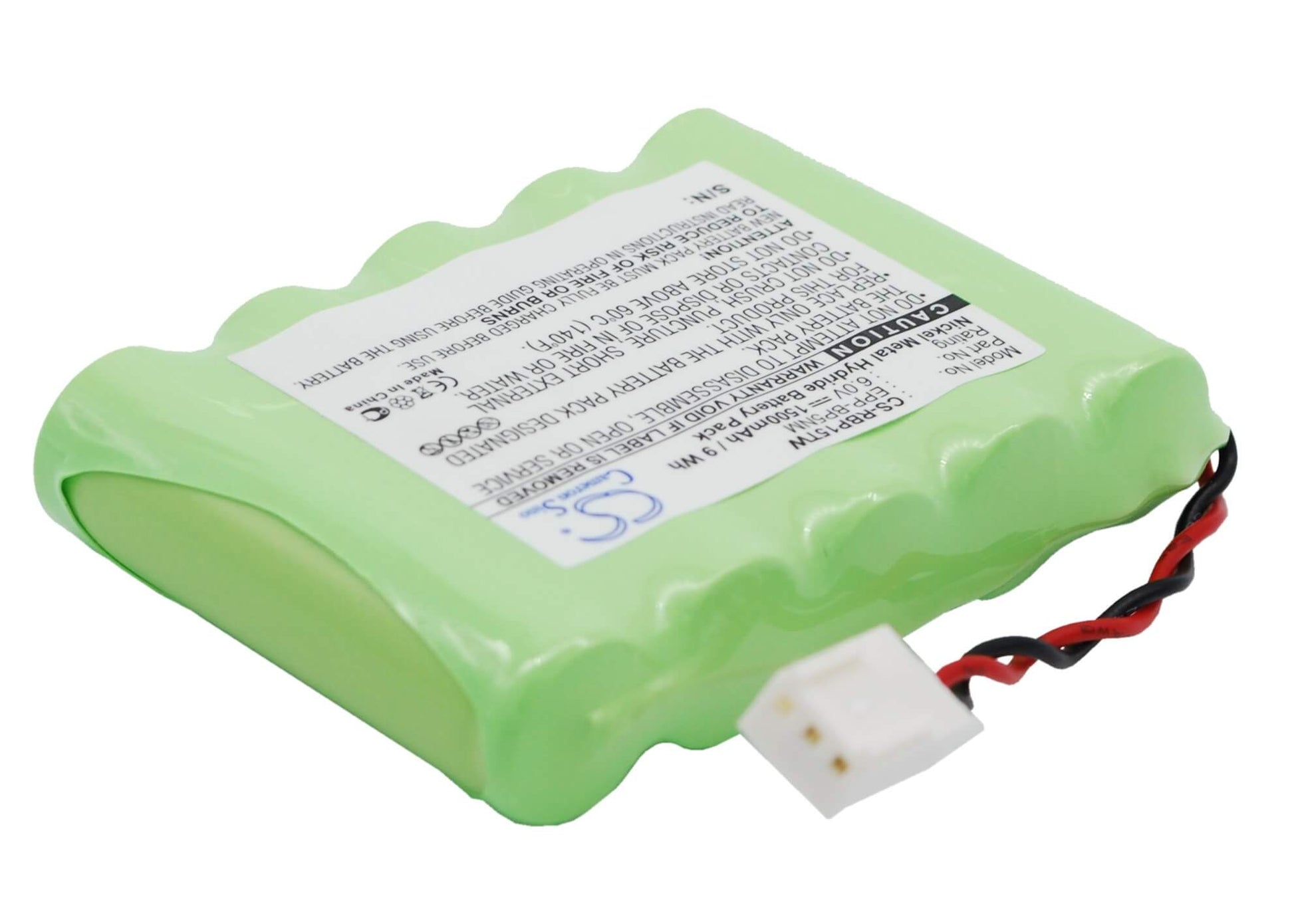 6.0V, 1500mAh, Ni-MH Battery fits Ritron, & Rt-15h, Bp5nm, 9Wh