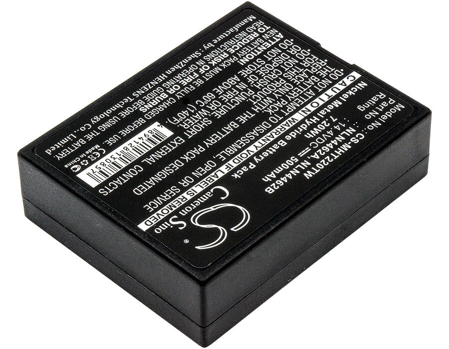 14.4V, 500mAh, Ni-MH Battery fits Motorola, Ba200n, Ba4, 7.2Wh