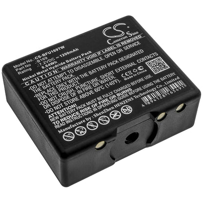 7.2V, 1200mAh, Ni-MH Battery fits Bosch, Fug11b, Hfg169, 8.64Wh
